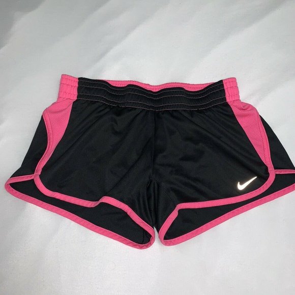 Nike Dri Fit black/pink elastic waist running B25 - Picture 2 of 6